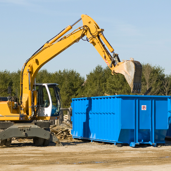 what size residential dumpster rentals are available in Hill City